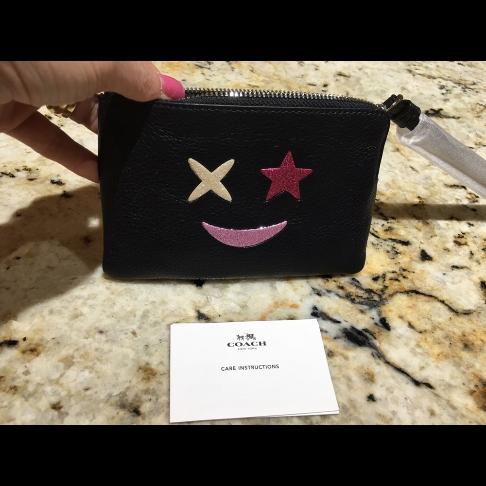 Coach F22740 Glitter Star Wristlet